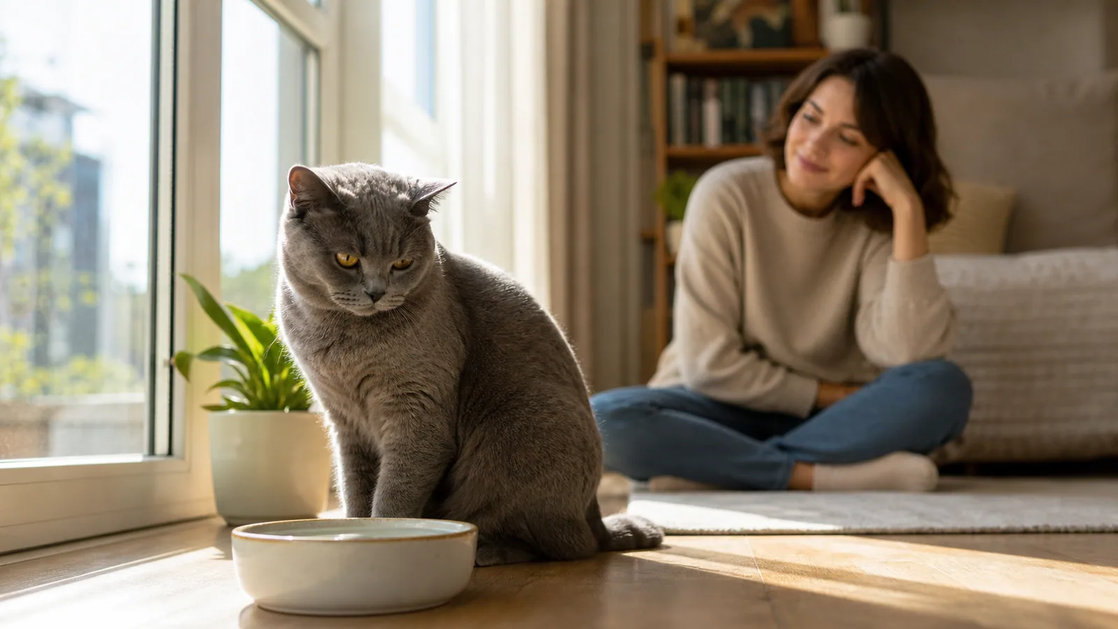 貓咪不喝水怎麼辦?先看濕食、排尿與水碗位置